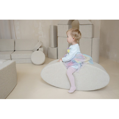 Un rocker et un bloc en mousse, pour le jeu, crèches, écoles maternelles, en boucle